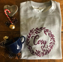 Load image into Gallery viewer, Personalised Christmas Wreath - Big Kids Top