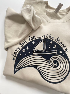 Let’s Sail - XL Sand Adult Sweater