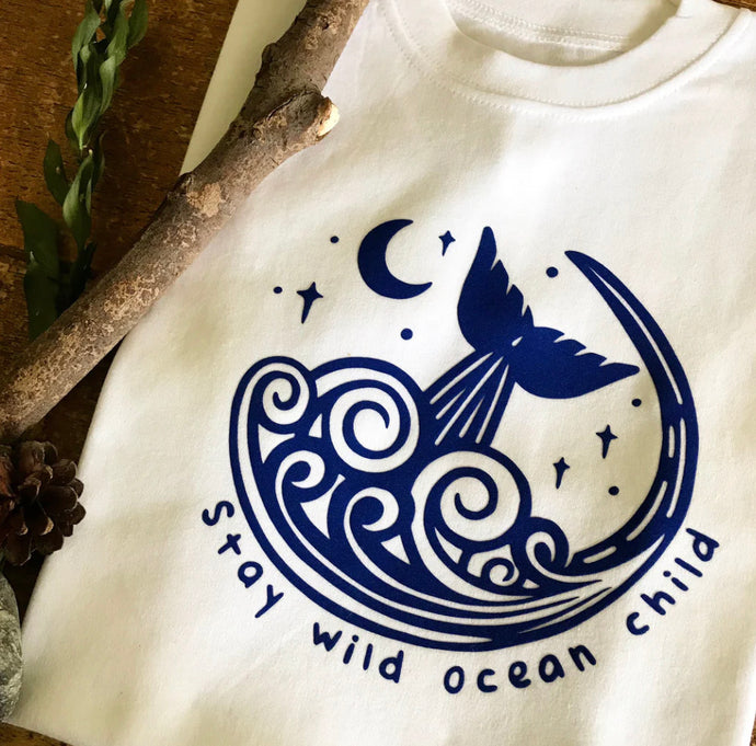 Oversized Sweater & Shorts Set - Ocean Child