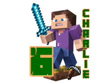 Load image into Gallery viewer, Minecraft Birthday - Personalised Tshirt
