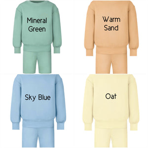 Oversized Sweater & Shorts Set - Wild Boys/ Girls Adventure Club