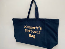 Load image into Gallery viewer, Personalised Sleepover Bag - Oversized Bag

