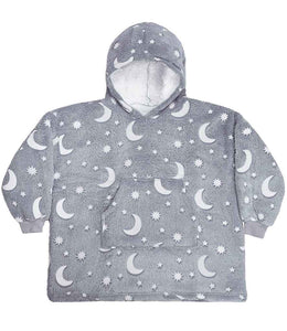 Moon & Stars - Hooded Blanket
