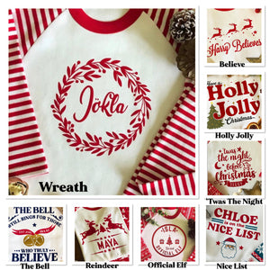 Sand Stripe Pyjamas - Personalised
