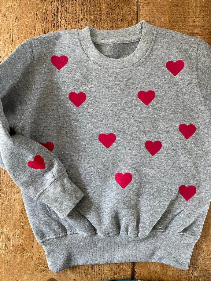 Love Heart Sweater 2-3yrs