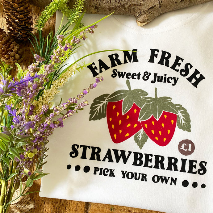 Strawberry Picking - Sweater