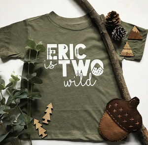 Two Wild - Birthday Tshirt