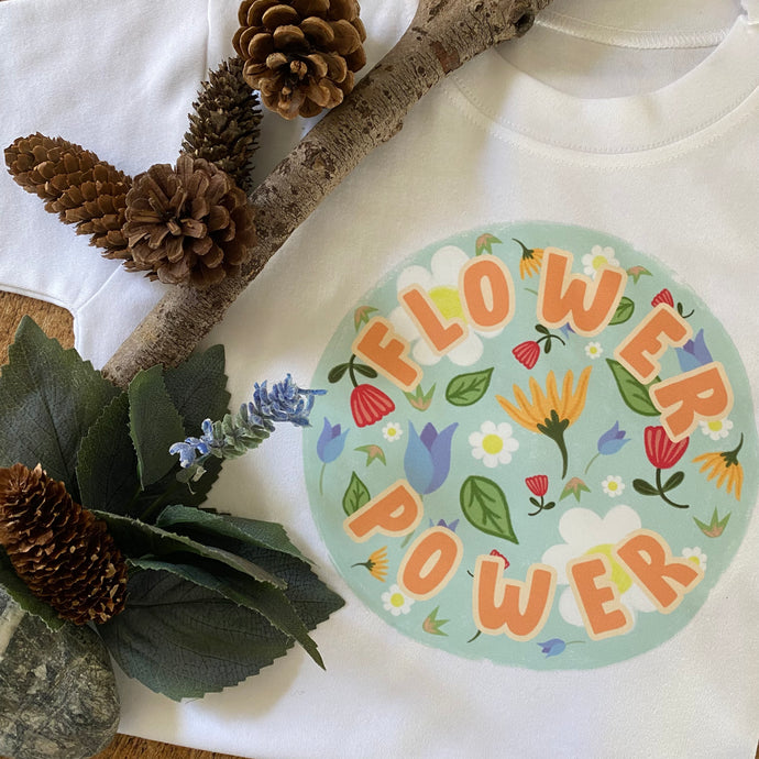 Flower Power - Adult Tshirt