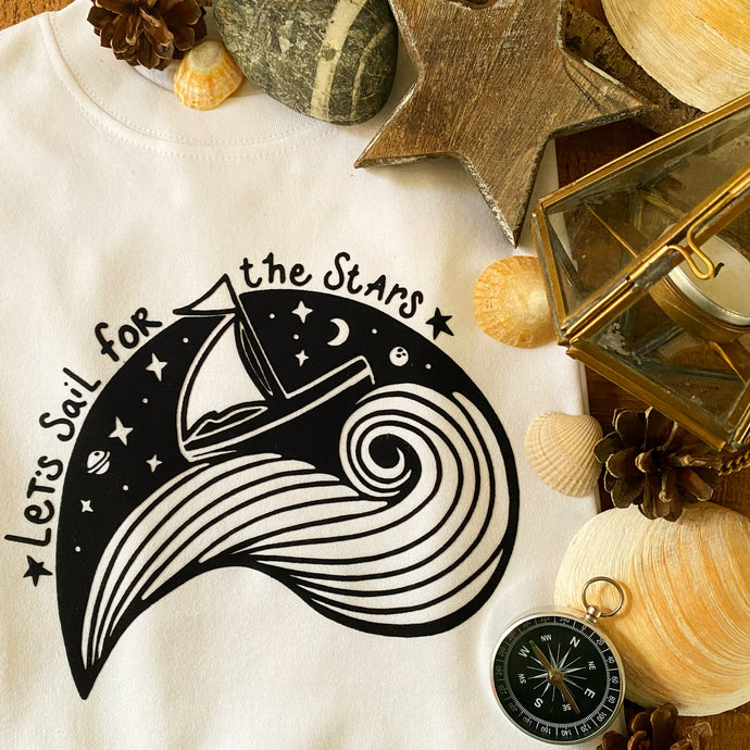 Let’s Sail For The Stars - Adult Sweater