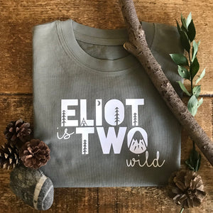 Two Wild - Birthday Tshirt