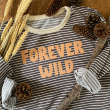 Load image into Gallery viewer, Long Sleeve Spring Top- Brown &amp; Sand Stripe

