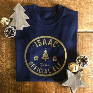 Official Elf - Personalised Tshirt
