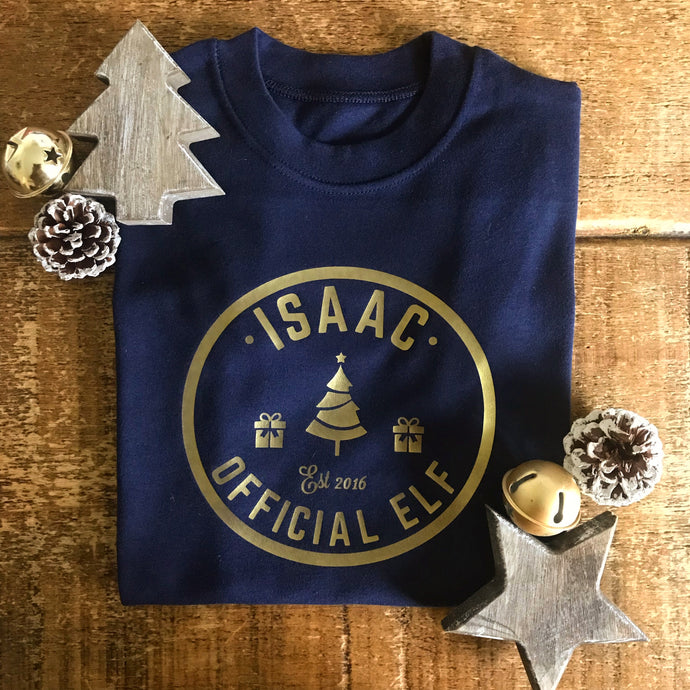 Official Elf - Personalised Tshirt