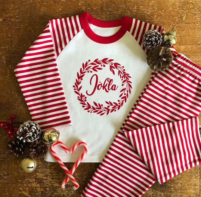 Candy Cane - Big Kids Pyjamas