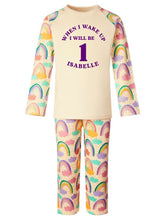 Load image into Gallery viewer, When I Wake Up - Stripe Birthday Pyjamas (4 prints to choose from)
