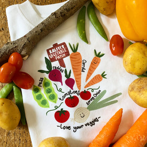 Vegetable Patch - Personalised Adult Tshirt